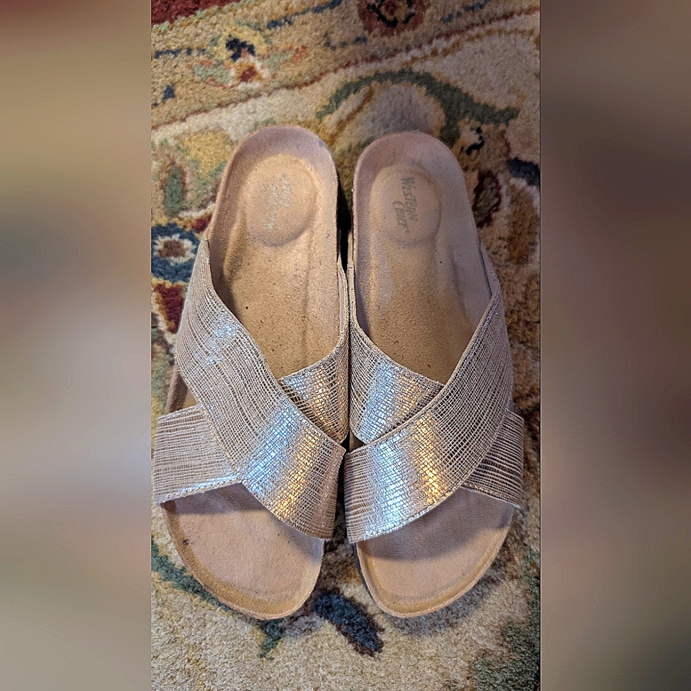 Western Chief Gold Sandals- New Never Worn